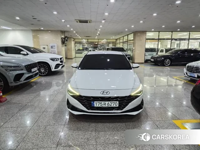 Hyundai Avante (CN7) 2020 Белый из Кореи