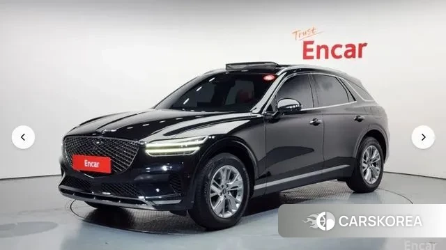 Genesis GV70 2021 Черный из Кореи