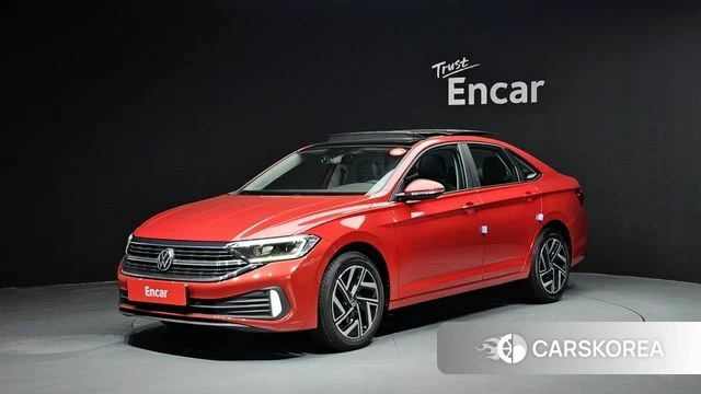 Volkswagen 7th Generation of Jetta 2023 Красный из Кореи