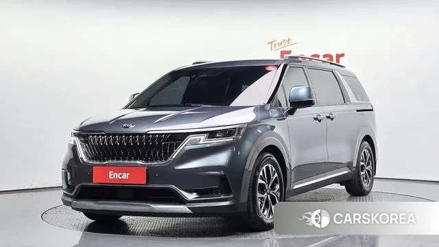 Kia Carnival 4th generation 2021 Небесно-голубой из Кореи