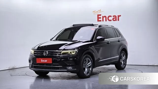 Volkswagen Tiguan second Generation 2018 Черный из Кореи