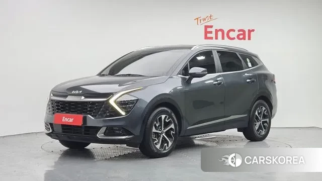 Kia Sportage 5th Generation Hybrid 2021 Небесно-голубой из Кореи