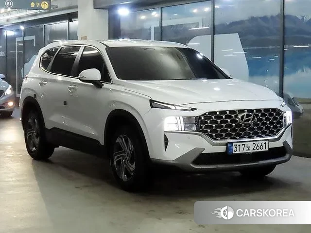 Hyundai The New Santa Fe 2023 Белый из Кореи