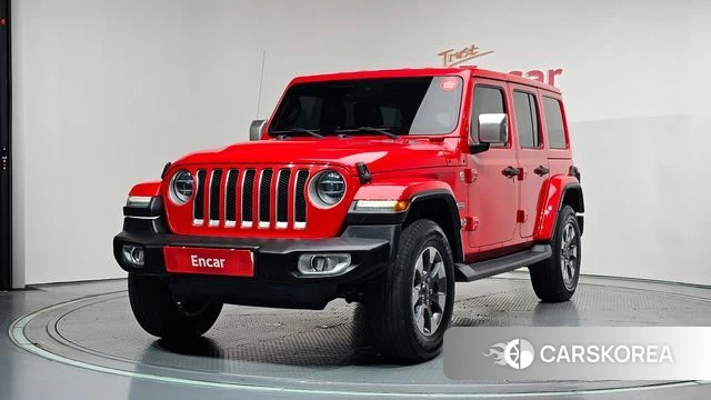 Jeep Wrangler (JL) 2019 Красный из Кореи
