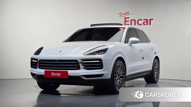 Porsche Cayenne (PO536) 2021 Белый из Кореи