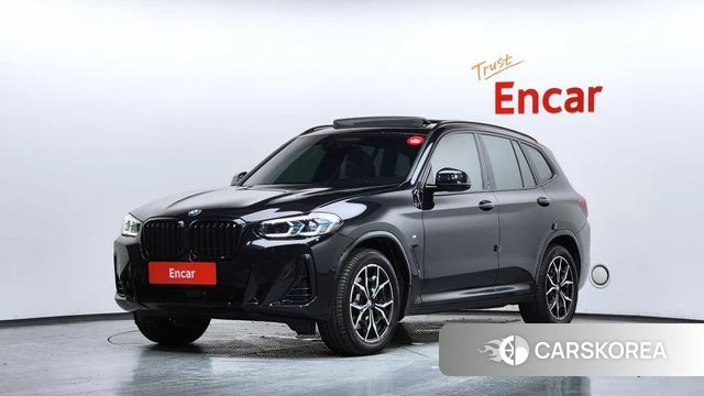 BMW X3 (G01) 2022 Черный из Кореи