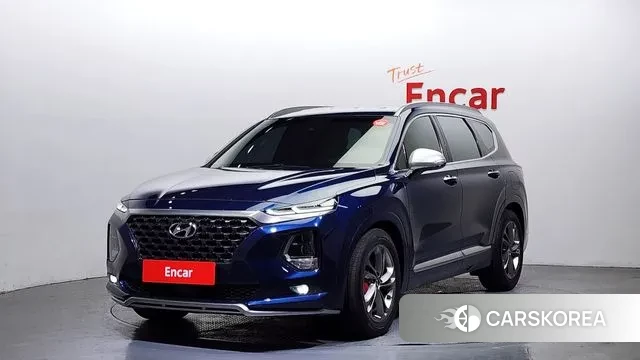 Hyundai Santa Fe TM 2018 Синий из Кореи