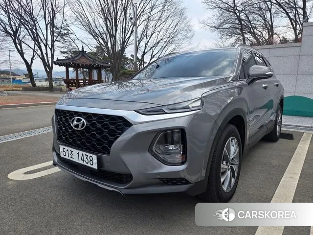 Hyundai Santa Fe TM 2018 Серебристо-серый из Кореи
