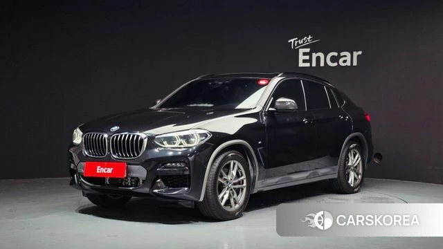 BMW X4 (G02) 2021 Черный из Кореи