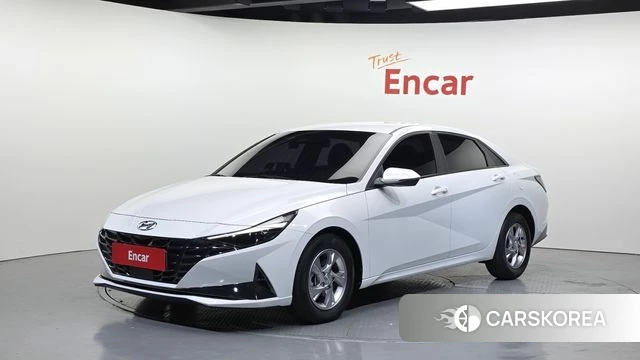Hyundai Avante (CN7) 2020 Белый из Кореи