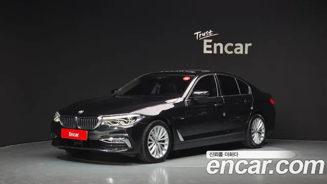 BMW 5 Series (G30) 2018 Черный из Кореи