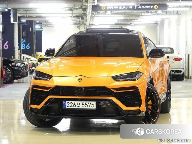 Lamborghini Urus 2021 Оранжевый из Кореи