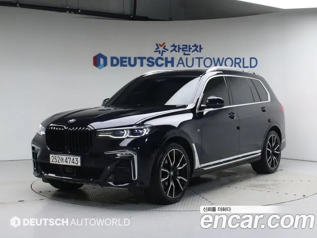 BMW X7 (G07) 2021 Синий из Кореи