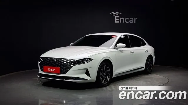 Hyundai The New Grandeur IG Hybrid 2021 Белый из Кореи