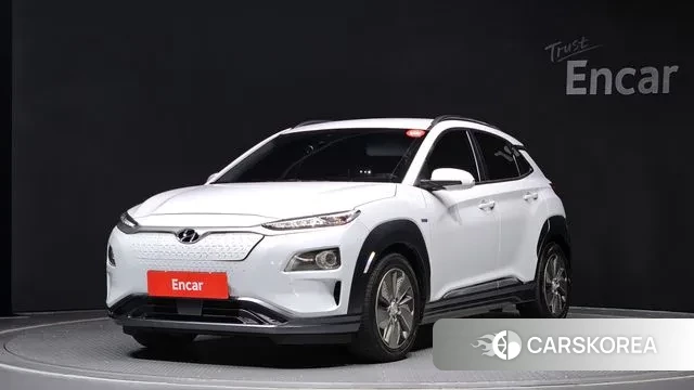 Hyundai Kona Electric 2018 Белый из Кореи