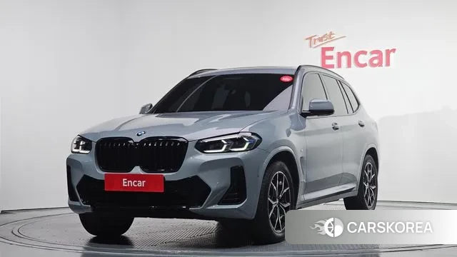 BMW X3 (G01) 2022 Серебристо-серый из Кореи