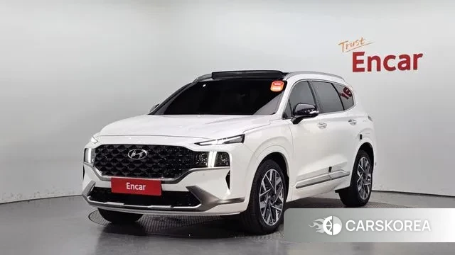 Hyundai The New Santa Fe 2021 Белый из Кореи