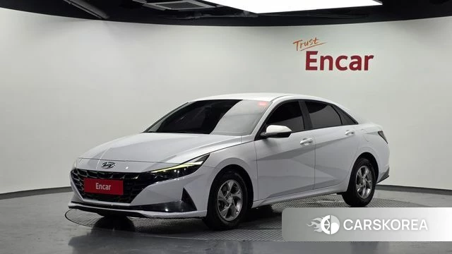 Hyundai Avante (CN7) 2020 Белый из Кореи