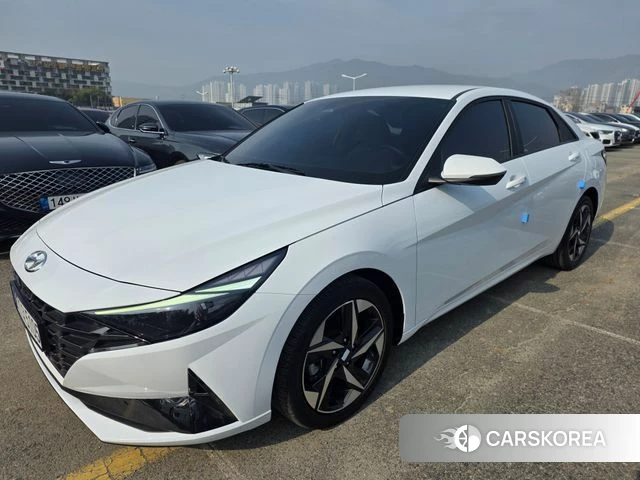 Hyundai Avante (CN7) 2021 Белый из Кореи