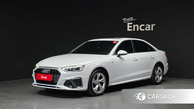 Audi A4 (B9) 2021 Белый из Кореи