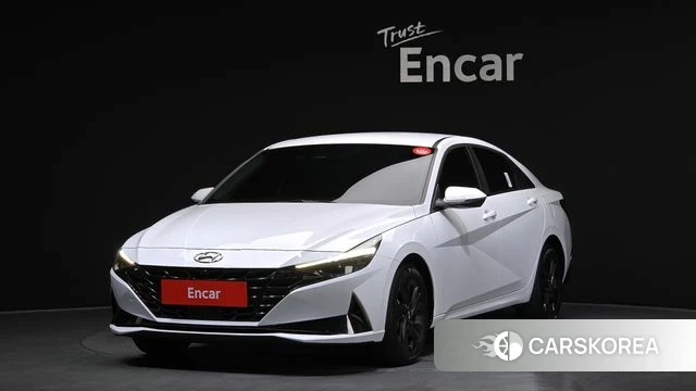 Hyundai Avante (CN7) 2022 Белый из Кореи