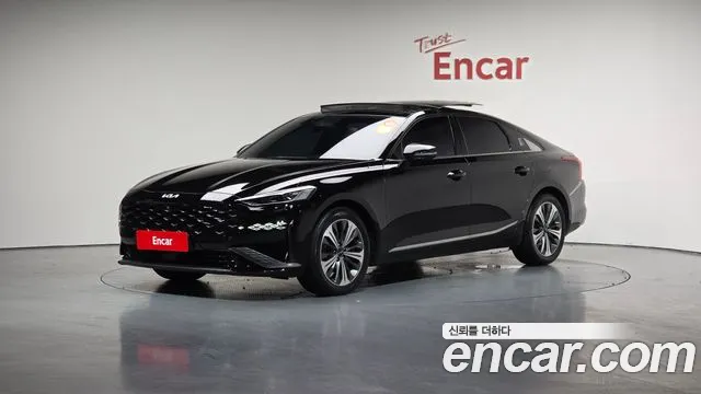 Kia K8 Hybrid 2021 Черный из Кореи