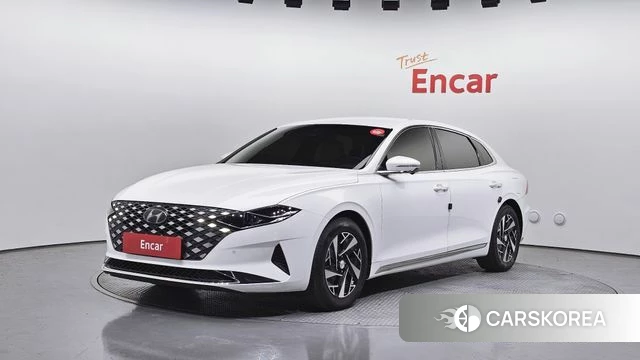 Hyundai The New Grandeur IG Hybrid 2021 Белый из Кореи