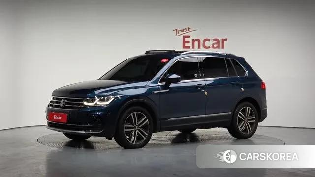 Volkswagen Tiguan second Generation 2024 Синий из Кореи