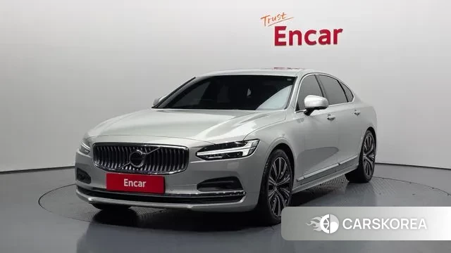 Volvo S90 2021 Серебристо-серый из Кореи