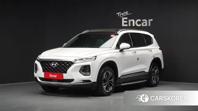 Hyundai Santa Fe TM 2019 Белый из Кореи