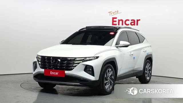 Hyundai Tucson Hybrid (NX4) 2023 Белый из Кореи