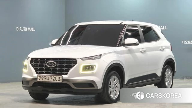 Hyundai Venue 2020 Белый из Кореи