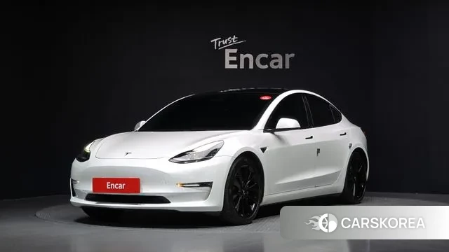 Tesla Model 3 2021 Белый из Кореи
