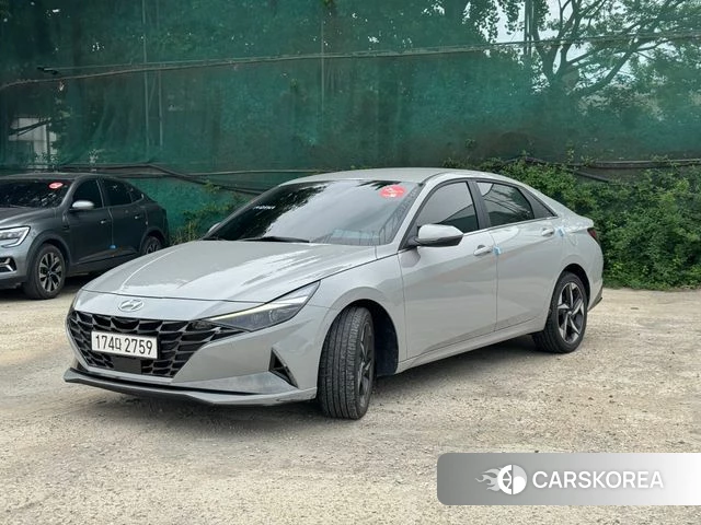 Hyundai Avante (CN7) 2022 Серый из Кореи