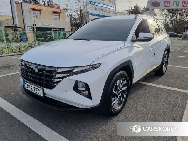 Hyundai Tucson (NX4) 2021 Белый из Кореи