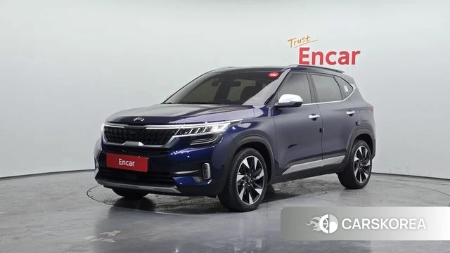 Kia Seltos 2021 Синий из Кореи