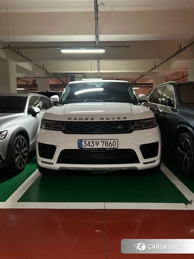 Land Rover Range Rover Sport 2nd Generation 2018 Белый из Кореи