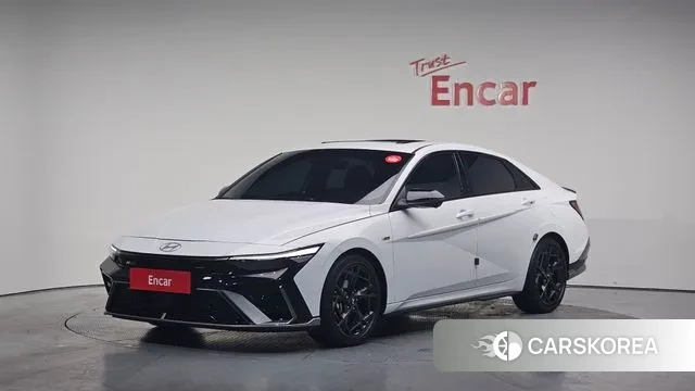 Hyundai The New Avante Hybrid (CN7) 2025 Белый из Кореи