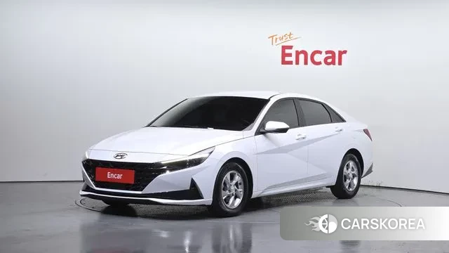 Hyundai Avante (CN7) 2020 Белый из Кореи