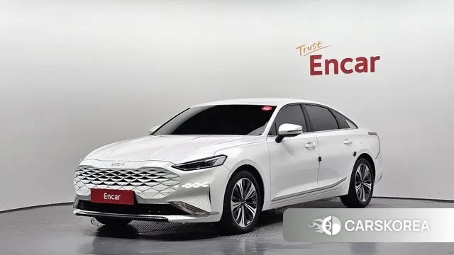 Kia K8 Hybrid 2023 Белый из Кореи
