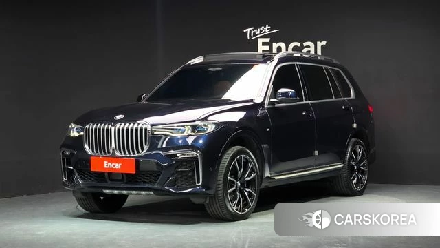 BMW X7 (G07) 2021 Синий из Кореи
