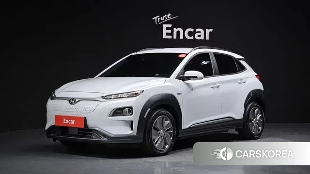 Hyundai Kona Electric 2020 Белый из Кореи