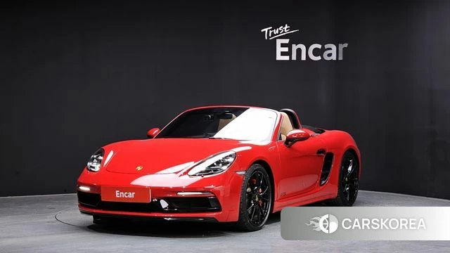 Porsche 718 Boxster 2018 Красный из Кореи