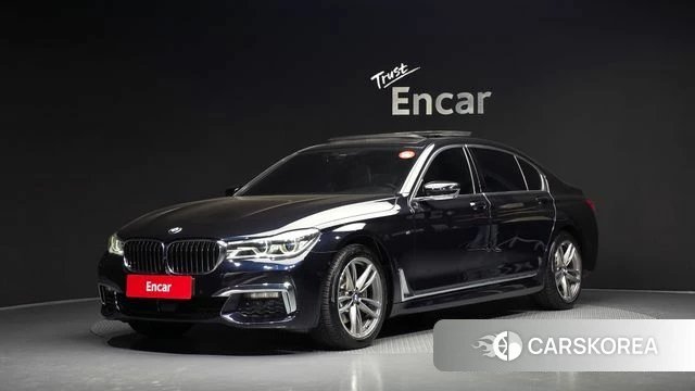 BMW 7 Series (G11) 2018 Черный из Кореи