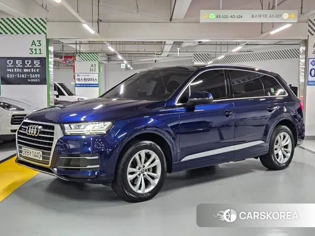 Audi Q7 (4M) 2019 Синий из Кореи