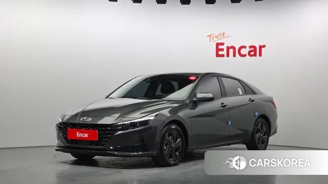 Hyundai Avante Hybrid (CN7) 2021 Серый из Кореи