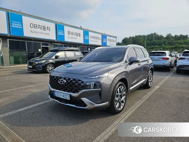 Hyundai The New Santa Fe 2022 Серый из Кореи