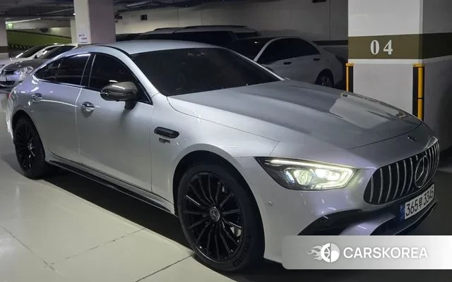 Mercedes-Benz AMG GT 2019 Серебристо-серый из Кореи