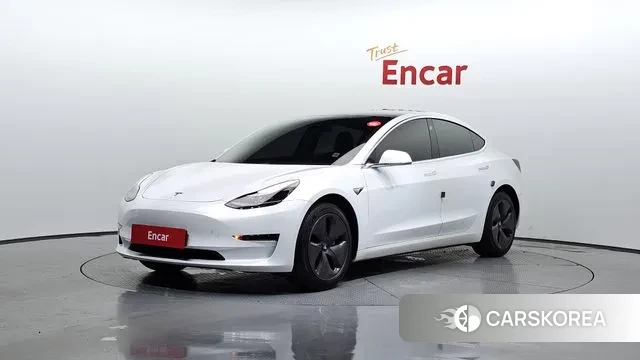 Tesla Model 3 2019 Белый из Кореи