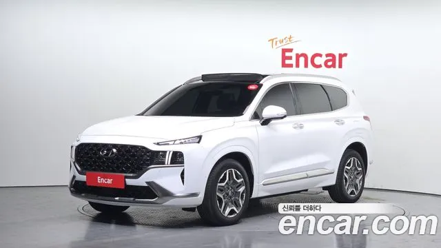 Hyundai The New Santa Fe 2023 Белый из Кореи